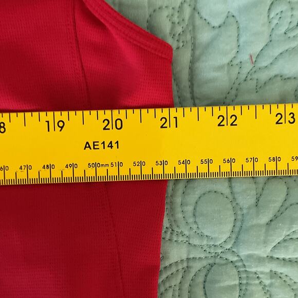 Lululemon Mens One Size Red Metal Vent Tech Muscle Tank Top - Picture 7 of 7